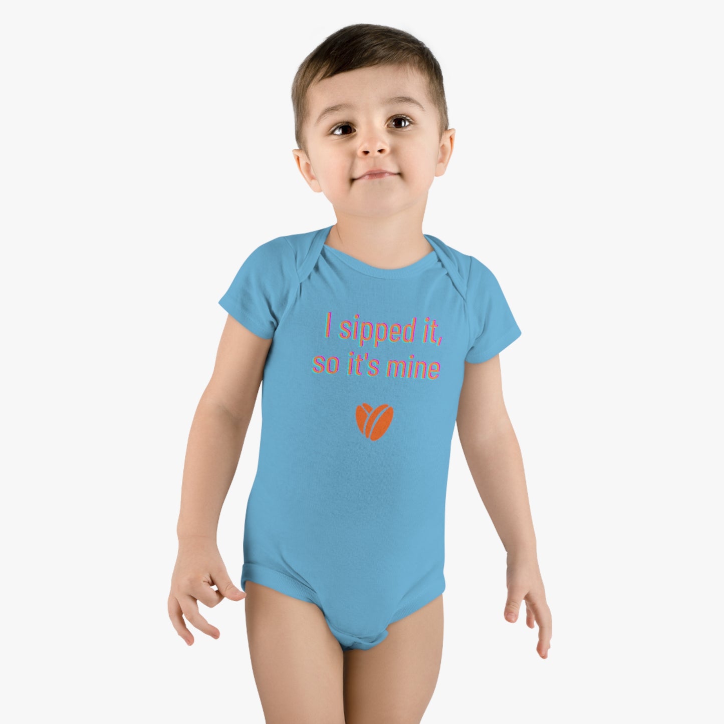 I Sipped It So It's Mine, Baby Short Sleeve Onesie®