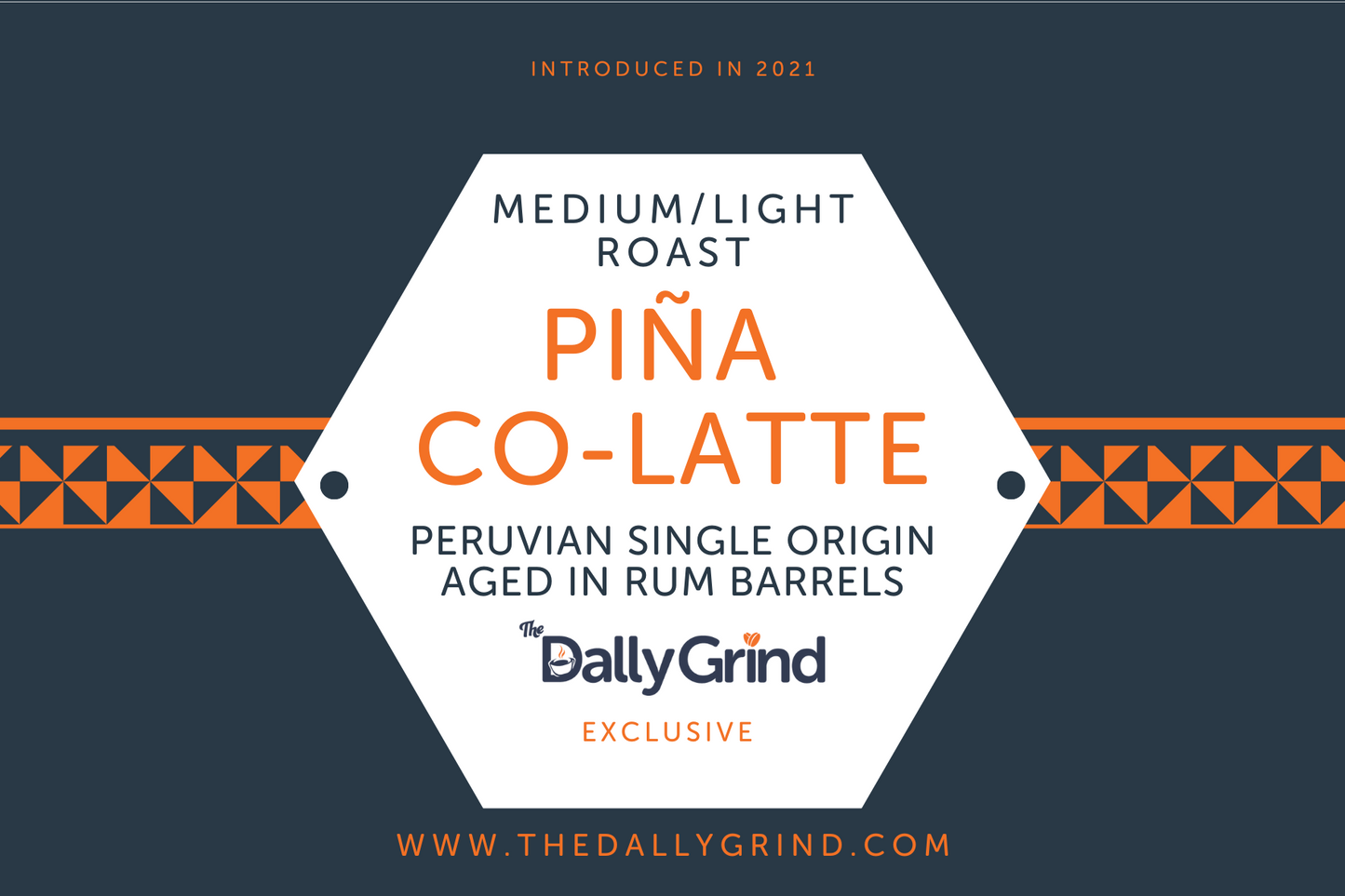 Piña Co-Latte - Barrel-Aged Medium/Light Roast