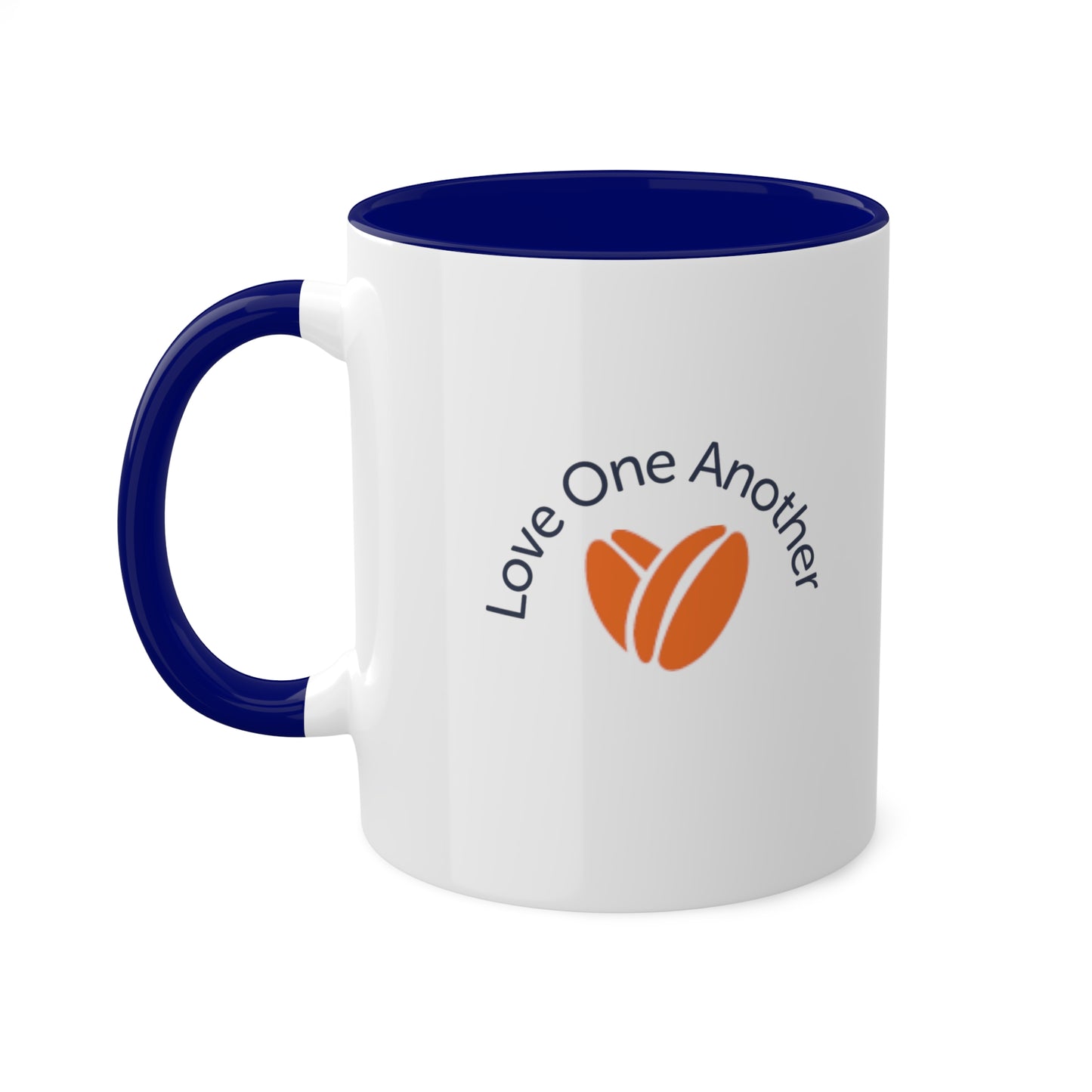 Love One Another Two-Tone 11oz Ceramic Coffee Mug